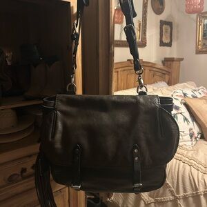 Classic Brown Leather Men's Bag